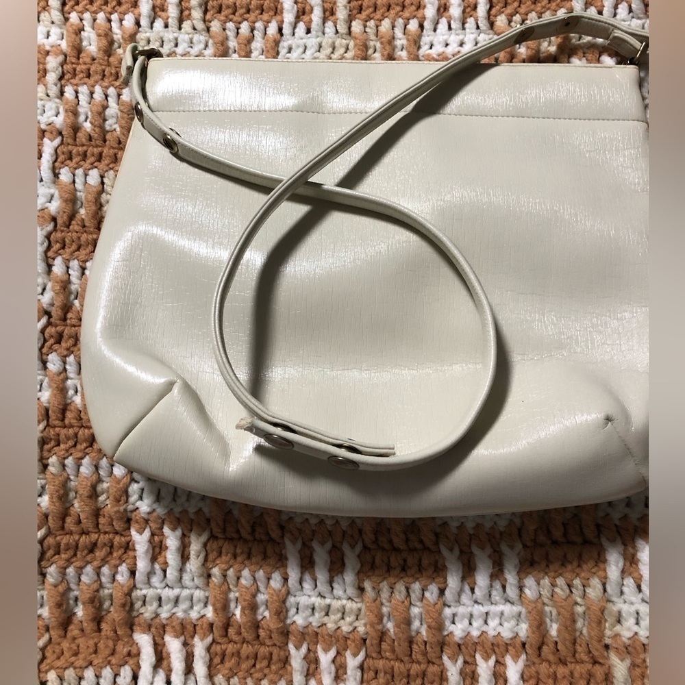 Vintage Coblentz Original Cream Leather Shoulder Bag - Picture 5 of 10
